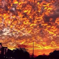 Today In History - 14. Mind-blowing sunset. This happens due to a phenomenon called Rayleigh scattering. [1879607924202287104].mp4